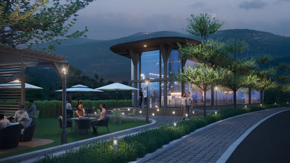 Pergola Night View